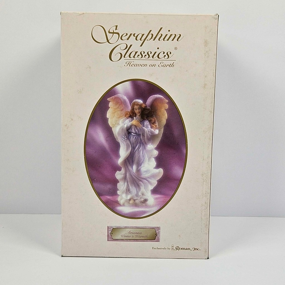 Seraphim Classics Arianna Winter's Warmth Angel Figurine 78124 Roman Inc 1998